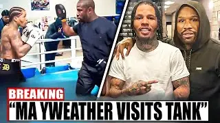 Floyd Mayweather Visits & TRAINING With Gervonta Davis For Lamont Roach BATTLE ...