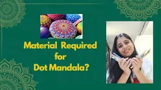Beginners series |  basic tools required for dot mandala art |  #mandalaartforbeginners
