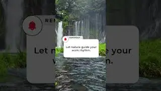 River Stream Ambience &ndash; Flowing Water + Productivity Timer  #sleepinpeace #asmrnature #riversounds