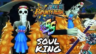 Lv.100 Soul King BROOK GAMEPLAY in SS | One Piece Bounty Rush (OPBR)