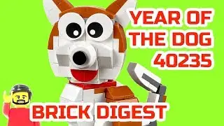 Lego Year of the Dog 40235 Review and Build Timelapse