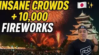 INSANE Crowds + 10,000 Fireworks 🎆 Kitakyushu Summer Festival 🇯🇵✨