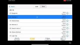 Playing all of the loops In Korg iELECTRIBE for iPhone ￼