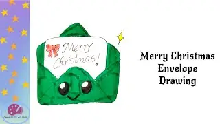 Merry Christmas Envelope Drawing 