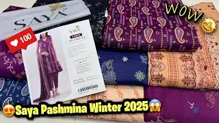 Saya New Winter Collection 2025 | Saya Pashmina Collection | Saya Wholesale