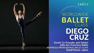Diego Cruz, soloist with San Francisco Ballet, Advanced/Professional ballet class