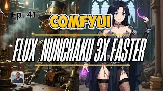 Tutorial ComfyUI em portugues - Ep.41 - ComfyUI - Flux Nunchaku - 3x mais rápido