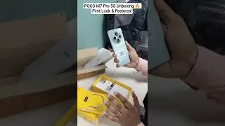 POCO M7 Pro 5G Unboxing 🔥 First Look & Features! #POCOM7Pro5G #Unboxing #NewLaunch #ViralShorts