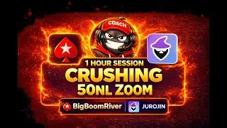 Crushing 50NL Zoom on PokerStars | FULL 1-Hour Play & Explain