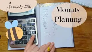 Monatsplanung Januar l Basic Budget l baldige &Auml;nderungen l Umschlagmethode l Budget Biene 🐝
