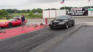 03 Mustang with a Vortech V3 supercharger, CX racing Intercooler