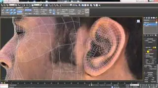 Autodesk 3ds max retopology modeling process 002