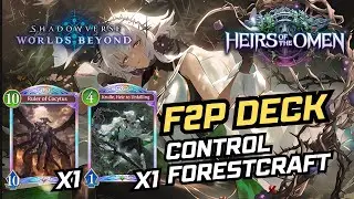 Best F2P Forestcraft Deck for Heirs of the Omen | Shadowverse Worlds Beyond Budget Guide