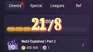 Web3 Explained | Part 2  21 Aug Tap Swap Watch Daily Video Code&nbsp; | Tapswap New Code Today?&nbsp; Complete