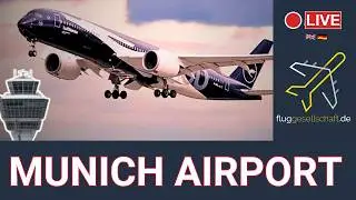 LIVESTREAM: Airport M&uuml;nchen (EDDM / MUC) &ndash; ✈️ An- & Abfl&uuml;ge zur Sicherheitskonferenz MSC 2026! 🌍
