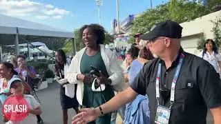 Recently Engaged Tennis Legend Venus Williams Arrives With Fianc&eacute; Andrea Preti At DC Open