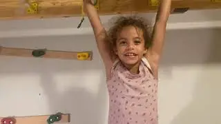 Learning how to do basic monkey bars
