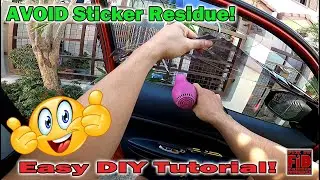 Paano tanggalin ang lumang window tint na walang maiiwang sticker residue - Tint removal tutorial