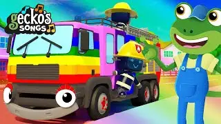 RAINBOW Fire Truck&hellip; and Other Big Hits!｜Gecko's Garage｜Truck Cartoon For Kids｜Music For Children
