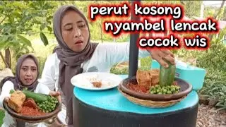 SAMBEL TOMAT LALAP LENCAK DAN TIMUN HASIL KEBUN 