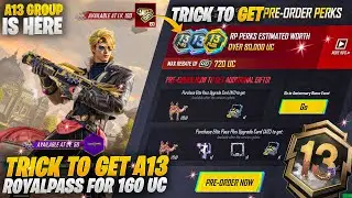 Pre Order Event Explained | Get A13 Royal Pass Discount Is Here | PUBG Mobile