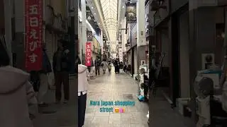 Nara japan shopping street 😍🛍️🇯🇵