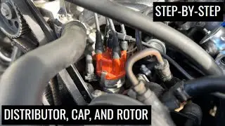 How to Replace Volvo 240 Distributor, Cap, Rotor, and Hall Sensor!! | (LH2.2)