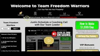 Affiliate Mentor Best Team to Join | Team Freedom Warriors