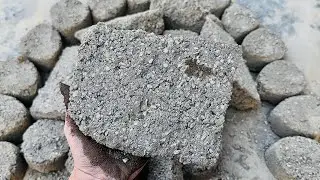 New video of white concrete sand cement dry floor crumbling 🔥crunchy texture 💐💐