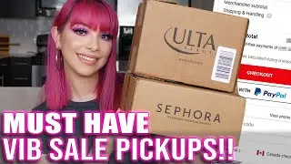 РАСПРОДАЖА SEPHORA VIB И ULTA HAUL! | МНОГО НОВОГО МАКИЯЖА!!