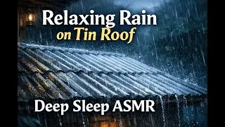 Relaxing Rain on Tin Roof | Deep Sleep ASMR