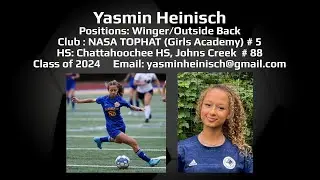Yasmin Heinisch Soccer Highlight Film
