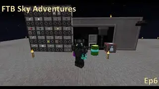 Minecraft FTB Sky Adventures Modpack Ep6: Better Mob Farm