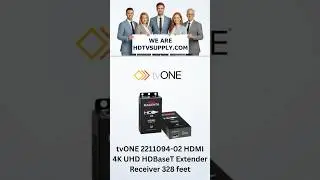 tvONE 2211094-02 HDMI 4K UHD HDBaseT Extender Receiver 328 feet