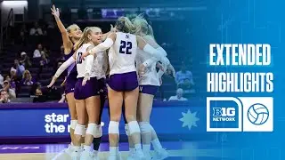 Valparaiso at Northwestern | Extended Highlights | Big Ten Volleyball | 09/09/2025