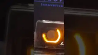 Fiat Panda 141 Retrofit Headlights Car Led Angel Eyes Bmw how it's made 2.5 inch Xenon lenticulars