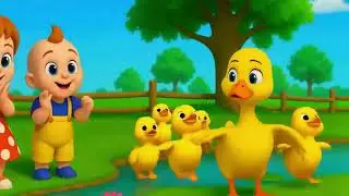 Five Little Ducks Song | 5 Colorful Ducklings & Mother Duck 🦆 @bigaboo-h8y