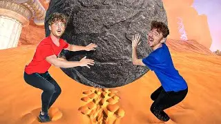 This Rock PUSHING GAME Has RUINED US.. (Pushing It! Together)