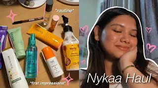 ШОКИРУЮЩИЕ *новые* продукты: первые впечатления от NYKAA 🎀| уход за кожей, уход за телом, макияж, уход за волосами и т. д.
