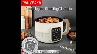 PANCERKA Mini Electric Hot Pot Review: Cook & Steam Easily!#kitchengadgets