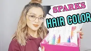 SPARKS HAIR COLOR UNBOXING