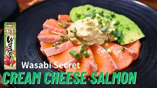 Avocado and Cream Cheese Salmon | Japanese No Cook Appetizer