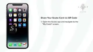 Share the Profile using the QR code in Scube App | SCUBE