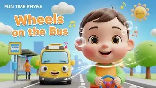 Колеса на автобусе 🚌🎵✨ | Классическая детская песенка для детей и малышей 🌈👶