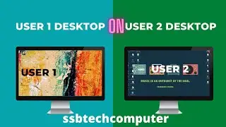 How to open one use file in another without user switching|| User 1 desktop File in User 2||Copyfile