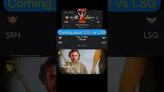 👀👀👀 coming soon SRH VS  LG