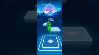 Tiles hop EDM rush game - Crocodile - Kids music fun