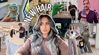 NEW HAIR YAYY & A Family Haunted House Night