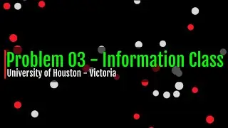 Problem 03   Chapter 10   Information Class