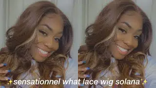 $50 What Lace Sensationnel Synthetic Wig | Solana Flamboyage Caramel | Gabriella Simone